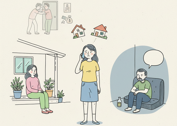 Bố sống không tốt sau khi ly hôn mẹ ở tuổi ngoài 60