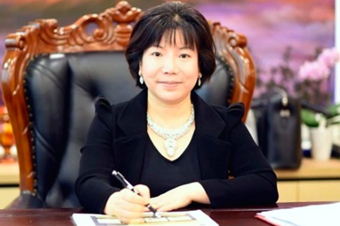 Chủ tịch AIC Nguyễn Thị Thanh Nhàn trước khi bỏ trốn. Ảnh: AIC