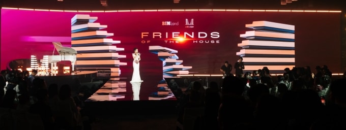 Sự kiện ra mắt Aria Bay mang chủ đề Friends of the House. Ảnh: BIM Land