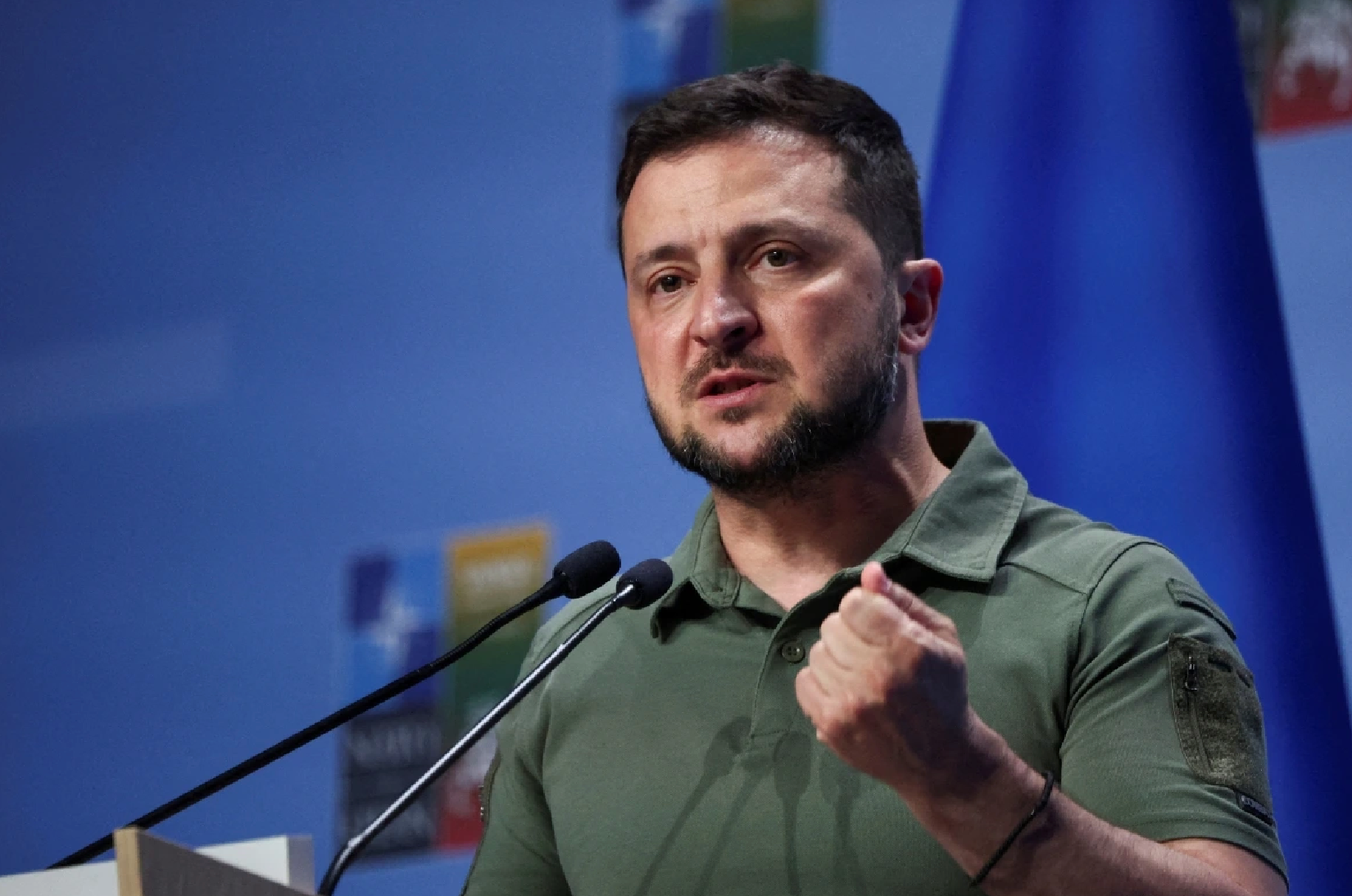 Tổng thống Ukraine Volodymyr Zelensky. (Ảnh: Reuters)