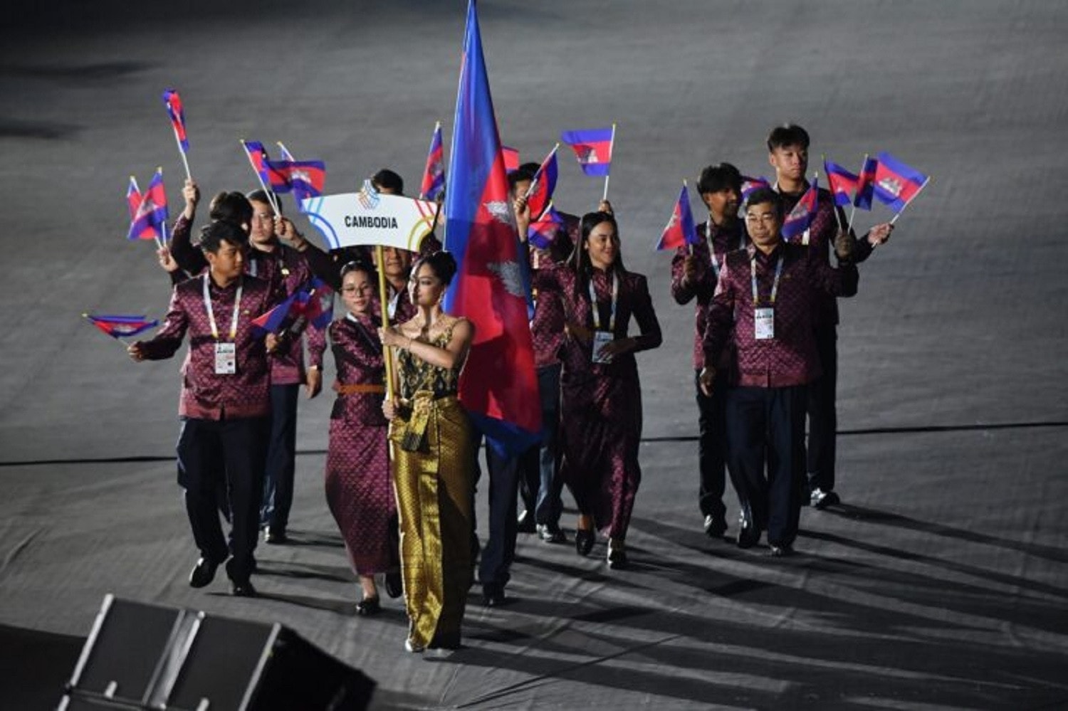 Đoàn thể thao Campuchia rút lui khỏi SEA Games 33 ngay sau lễ khai mạc.