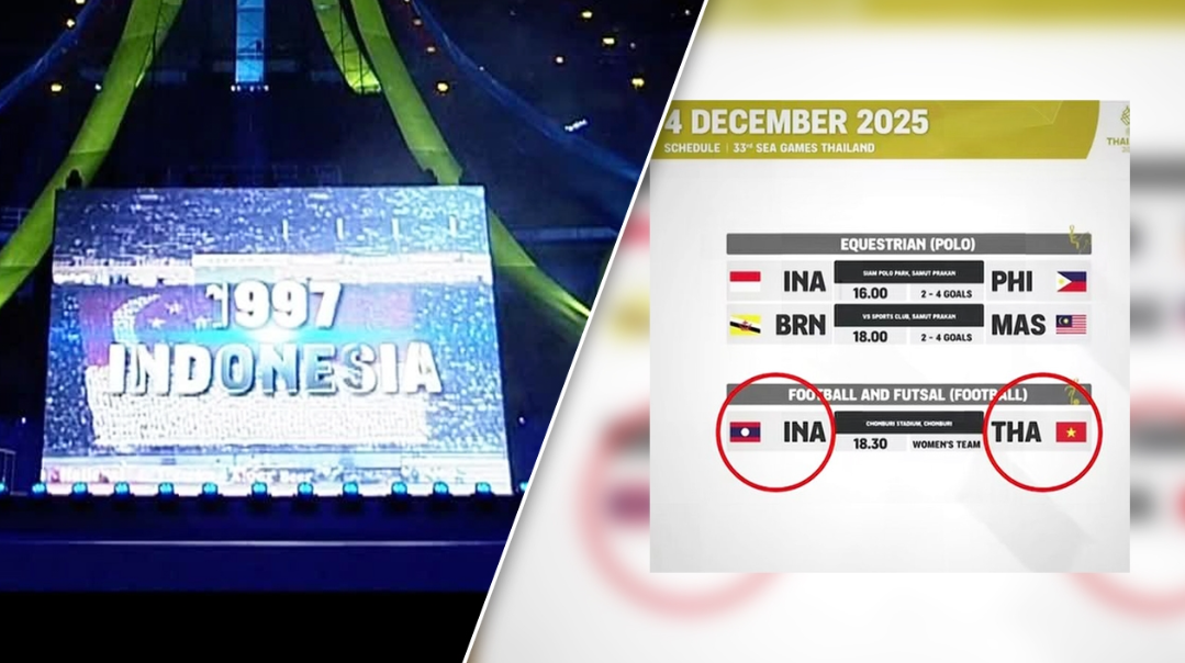 Ban tổ chức Thái Lan lặp lại sai lầm liên quan đến việc hiển thị quốc kỳ.