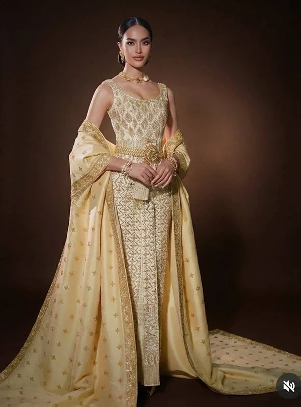 Trang phục Opal diện tại sự kiện. Ảnh: Miss World