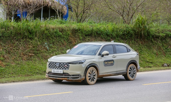 HR-V trong hành trình Car Test của các giám khảo Car Awards, tháng 11/2025. Ảnh: Lương Dũng