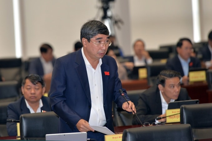 Ông Bùi Văn Thăng, giám đốc Sở Nông nghiệp Môi trường TP Hải Phòng. Ản: Lê Tân