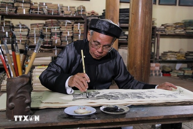 UNESCO ghi danh Nghề làm tranh Đông Hồ vào Danh sách Di sản cần bảo vệ khẩn cấp- Ảnh 1.