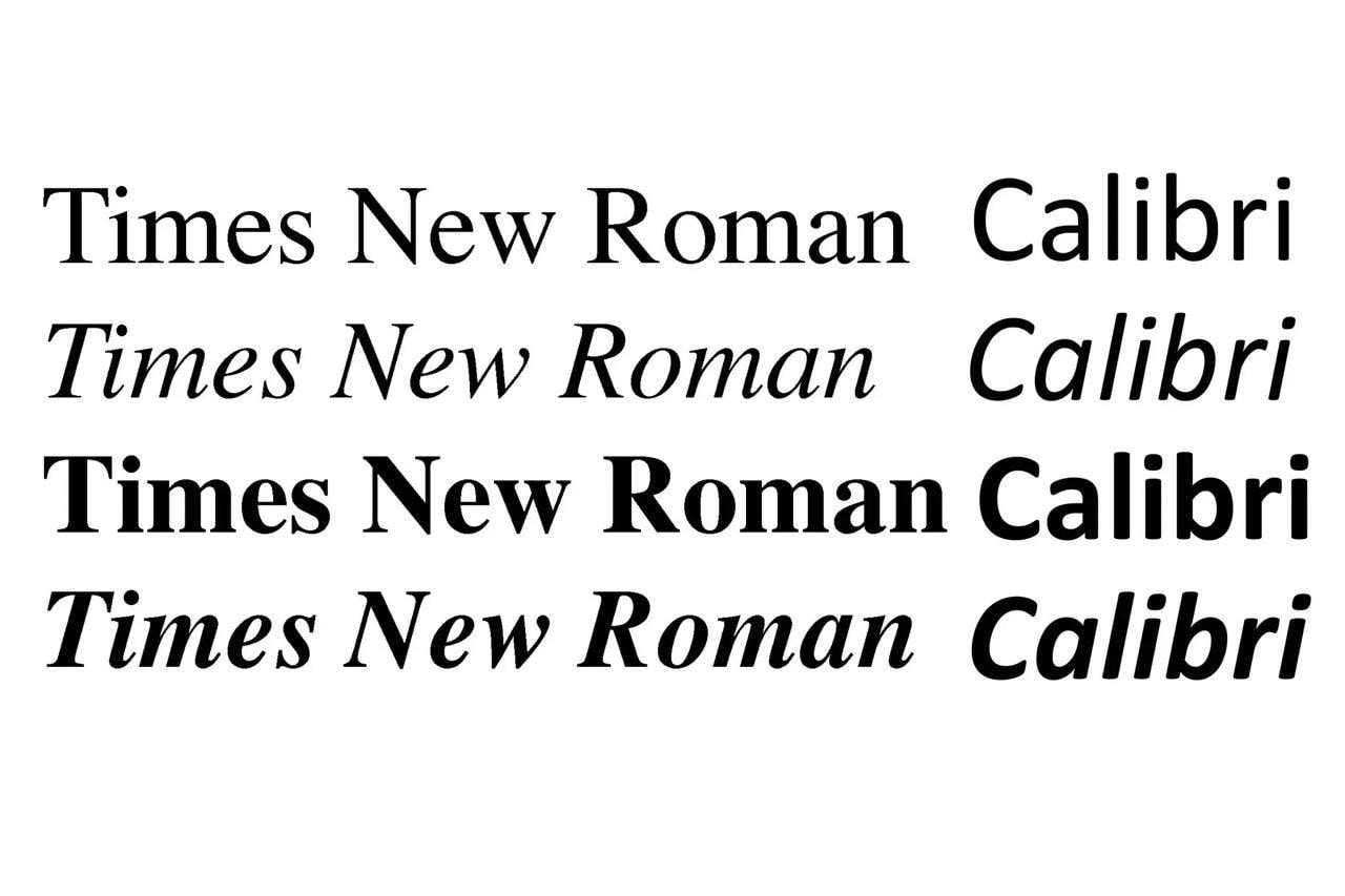 Khác với serif, các phông sans serif không có nét “đuôi” hay “cánh” ở cạnh chữ. (Ảnh: The New York Times; LucasFonts)