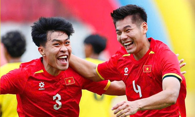 U22 Việt Nam đánh bại U22 Malaysia.