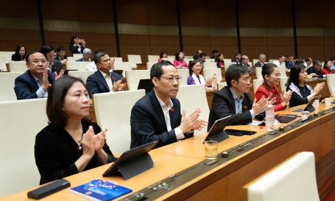 Các đại biểu tại phiên họp sáng 11/12. Ảnh: Media Quốc hội