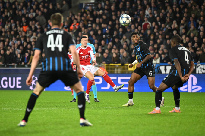 Siêu phẩm cứa lòng của Gabriel Martinelli. Ảnh: Arsenal FC