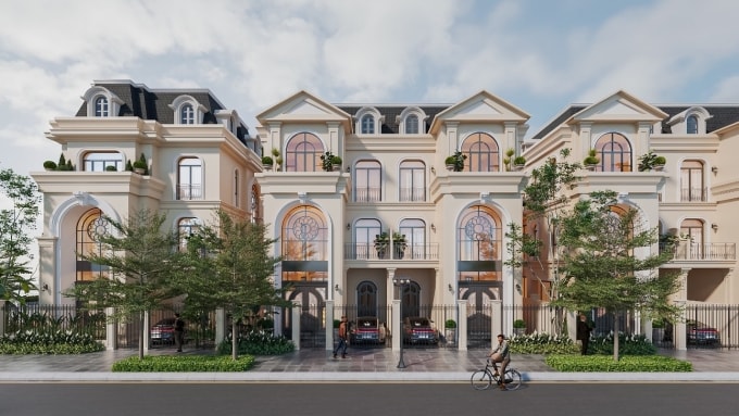 Phối cảnh dự án thấp tầng của DOJILand tại Hải Phòng. Ảnh: DOJILand