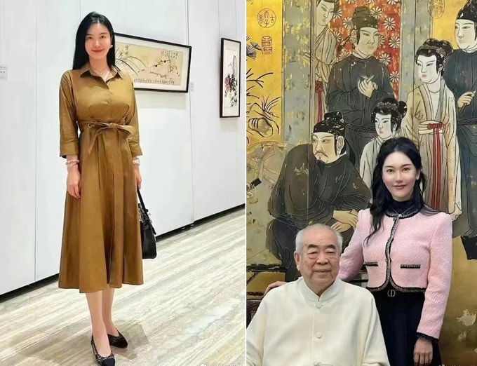 Từ Manh và ông Phạm Tăng. Ảnh: HK01