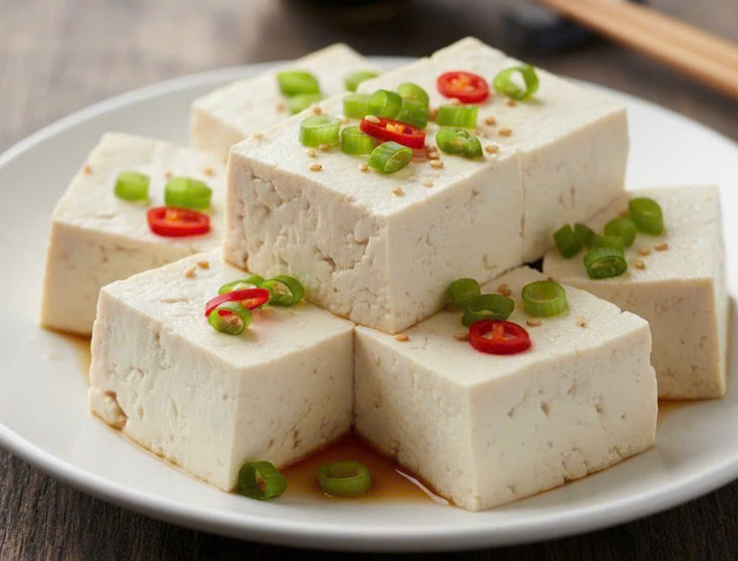 Người bệnh gout có thể dùng đậu nành và các sản phẩm từ đậu nành. Ảnh được tạo bởi AI