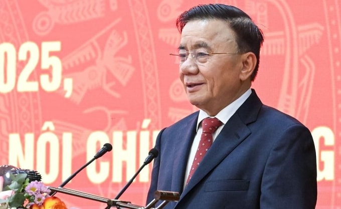 Thường trực Ban Bí thư Trần Cẩm Tú. Ảnh: Cổng thông tin Đảng Cộng sản