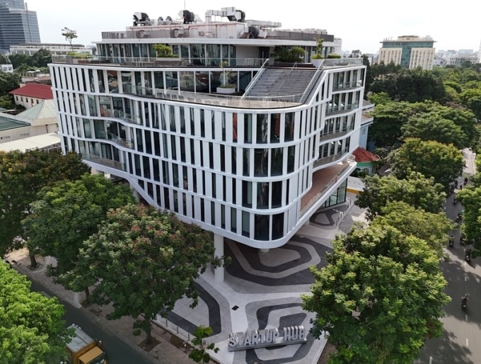Tòa nhà trung tâm khởi nghiệp sáng tạo TP HCM. Ảnh: Sihub