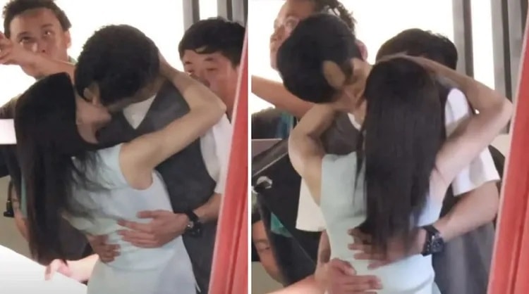 Trần Nghiên Hy diễn cảnh hôn Châu Kha Vũ