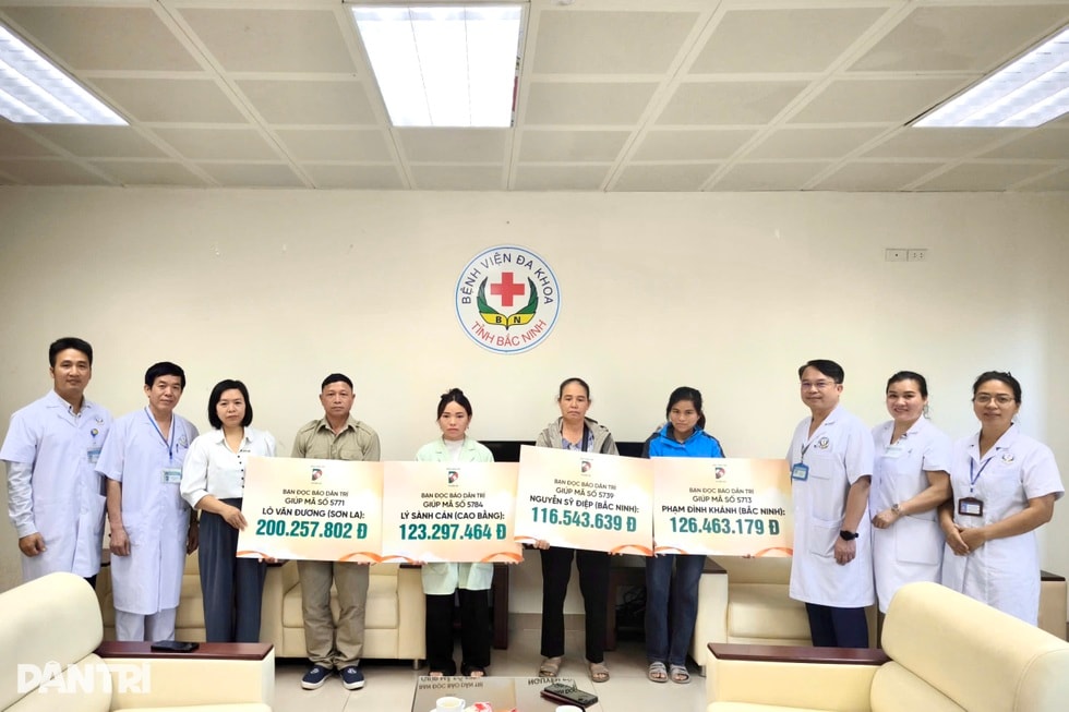 Trao hơn 626 triệu đồng tới 4 bệnh nhân bị tai nạn chấn thương sọ não - 1 Trao hơn 626 triệu đồng tới 4 bệnh nhân bị tai nạn chấn thương sọ não - 1