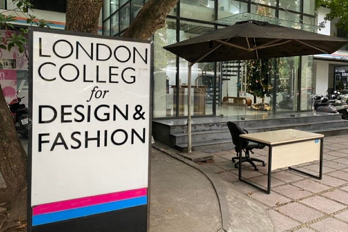 Trường Cao đẳng nghề Thiết kế và Thời trang London. Ảnh: Trần Tùng