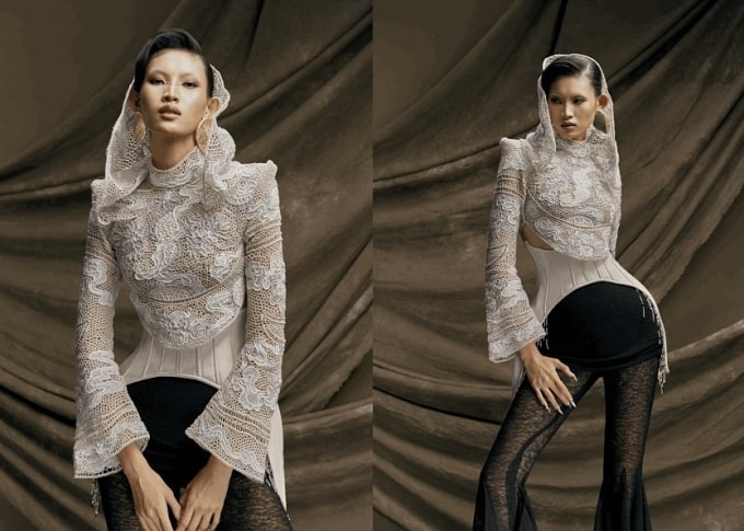 Ren Vơ-ni được xử lý 3D trong thiết kế Cửu Long Ẩn Vân. Ảnh: Nhân vật cung cấp