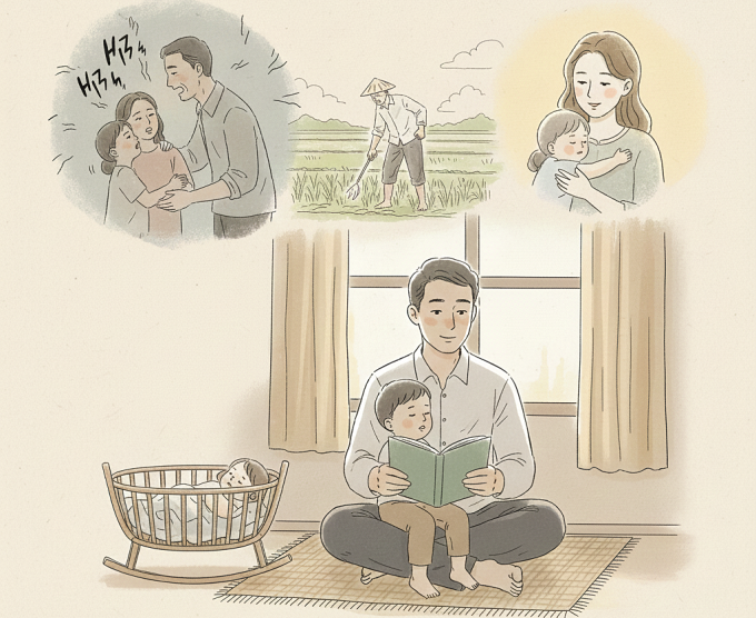 Từ ngày có con, tôi nhẹ lòng hơn khi nghĩ tới người cha không tuyệt vời