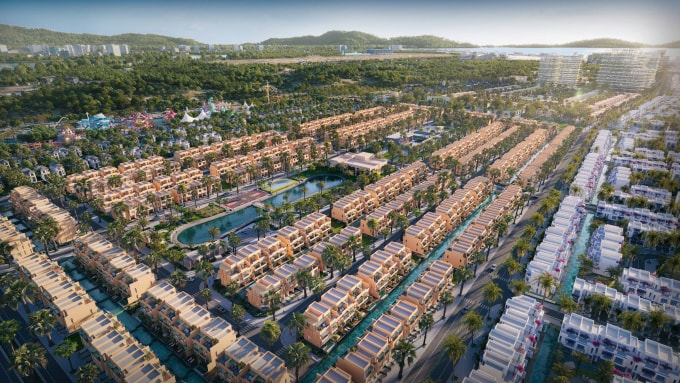 Phối cảnh phân khu Sông Town. Ảnh: KN Cam Ranh