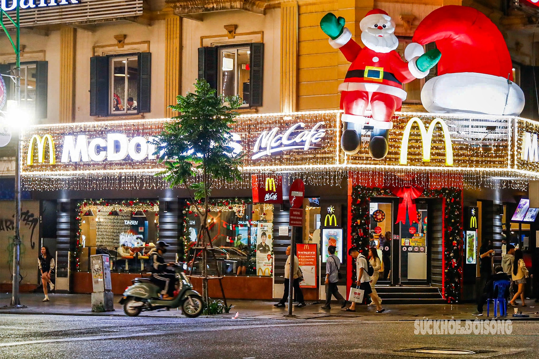 Hà Nội lung linh với hàng loạt cây thông Noel khổng lồ- Ảnh 11.