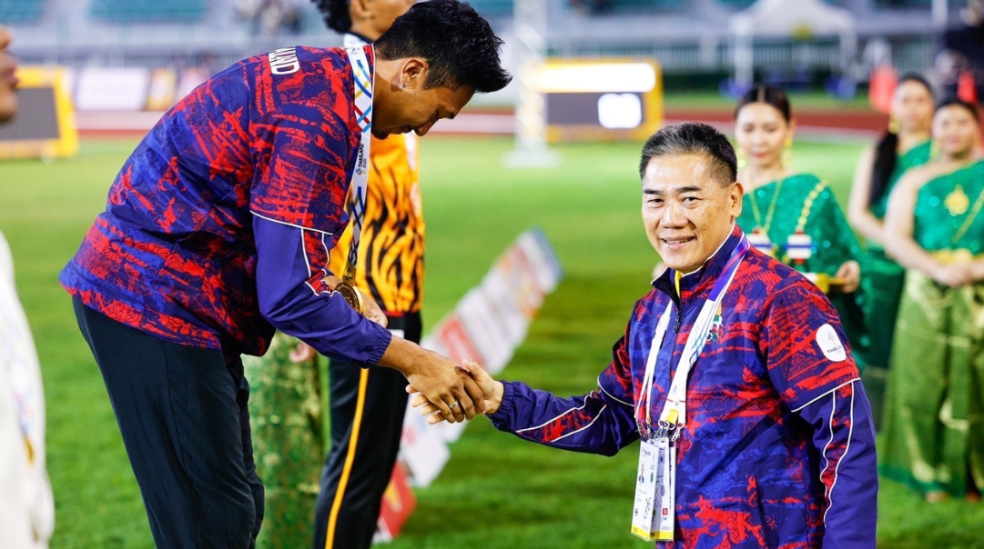 “Big Pae” - Thượng tướng cảnh sát Chakthip Chaijinda, Chủ tịch Liên đoàn Điền kinh Thái Lan. (Nguồn: Thairath)