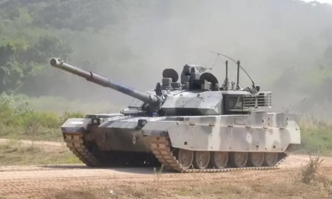 Xe tăng VT-4 Thái Lan trong đợt diễn tập hồi năm 2018. Ảnh: Army Recognition