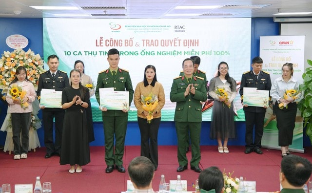 Nhiều gia đình quân nhân hiếm muộn được hỗ trợ thực hiện IVF miễn phí- Ảnh 4.