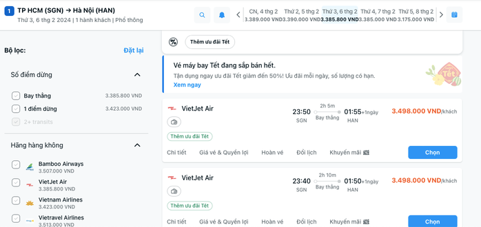 Hãng hàng không "đua" nhập máy bay mới, giá vé Tết có giảm?- Ảnh 1.