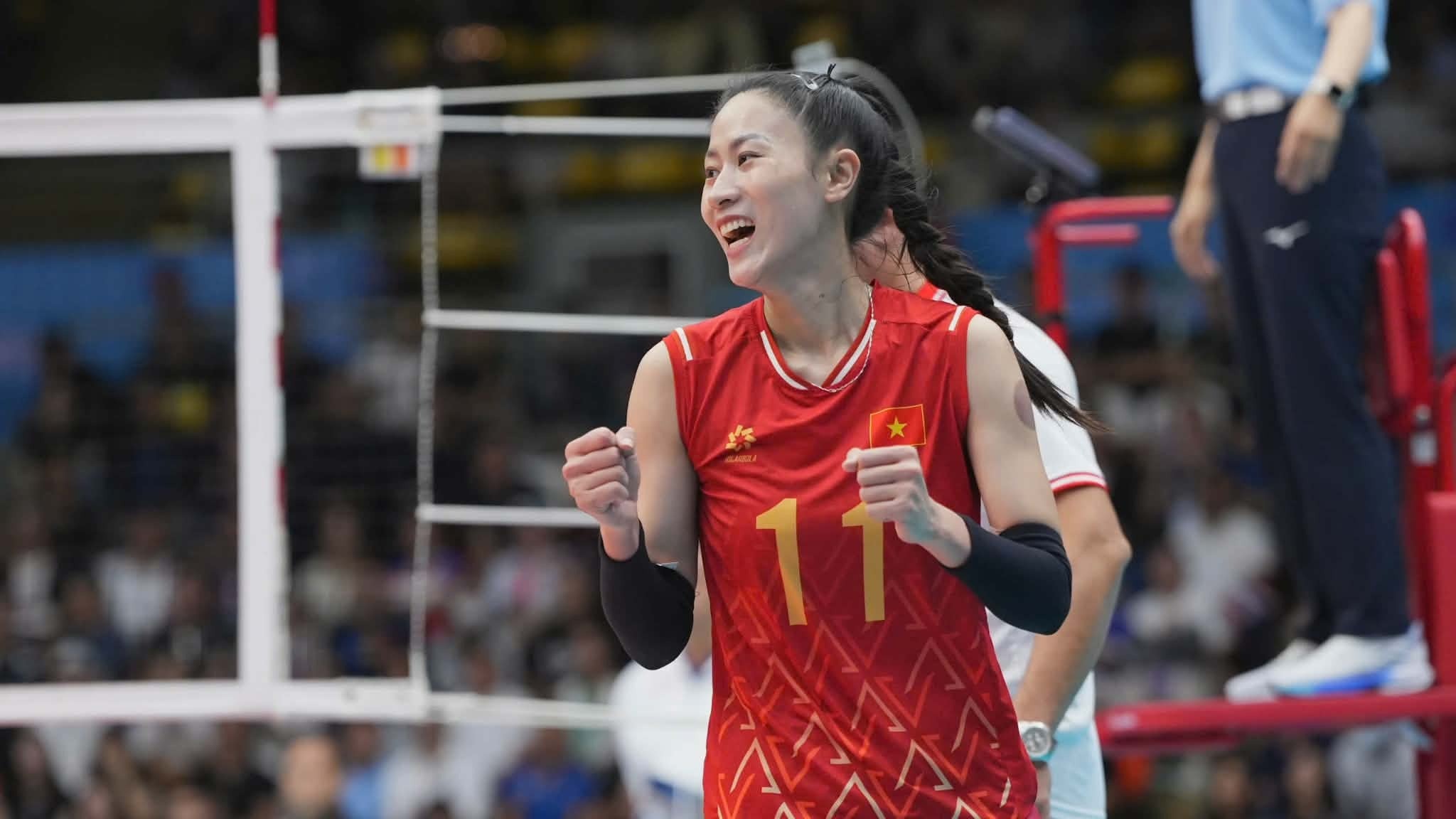 Có thời điểm, đội tuyển Việt Nam ở rất gần chiến thắng khi kéo đối thủ đến set 5 và dẫn trước.