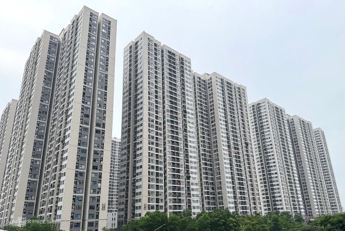 Một khu căn hộ đã bàn giao tại phía tây Hà Nội. Ảnh: Ngọc Diễm