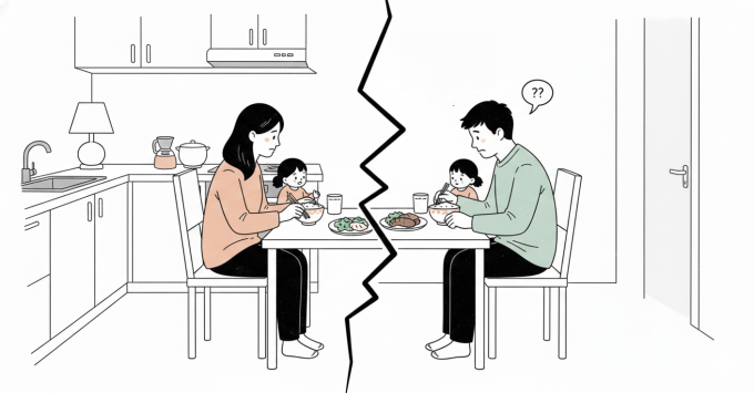 Khó xử khi vẫn phải sống chung với chồng cũ