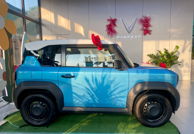 Mẫu SUV điện đô thị có nhiều tuỳ chọn màu sắc, dễ di chuyển trong thành phố hàng ngày. Ảnh: Tuấn Vũ