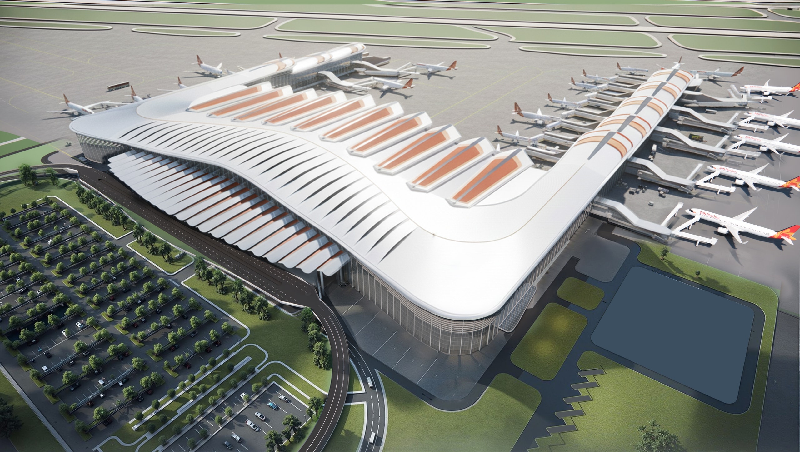 Cận cảnh đại công trường mở rộng sân bay Phú Quốc 20 triệu khách mỗi năm - Ảnh 12.