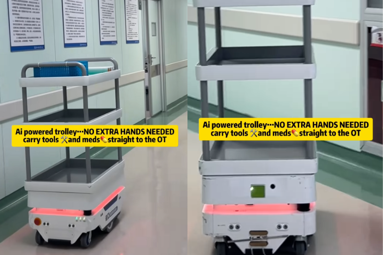 Xe dụng cụ phẫu thuật tích hợp trí tuệ nhân tạo