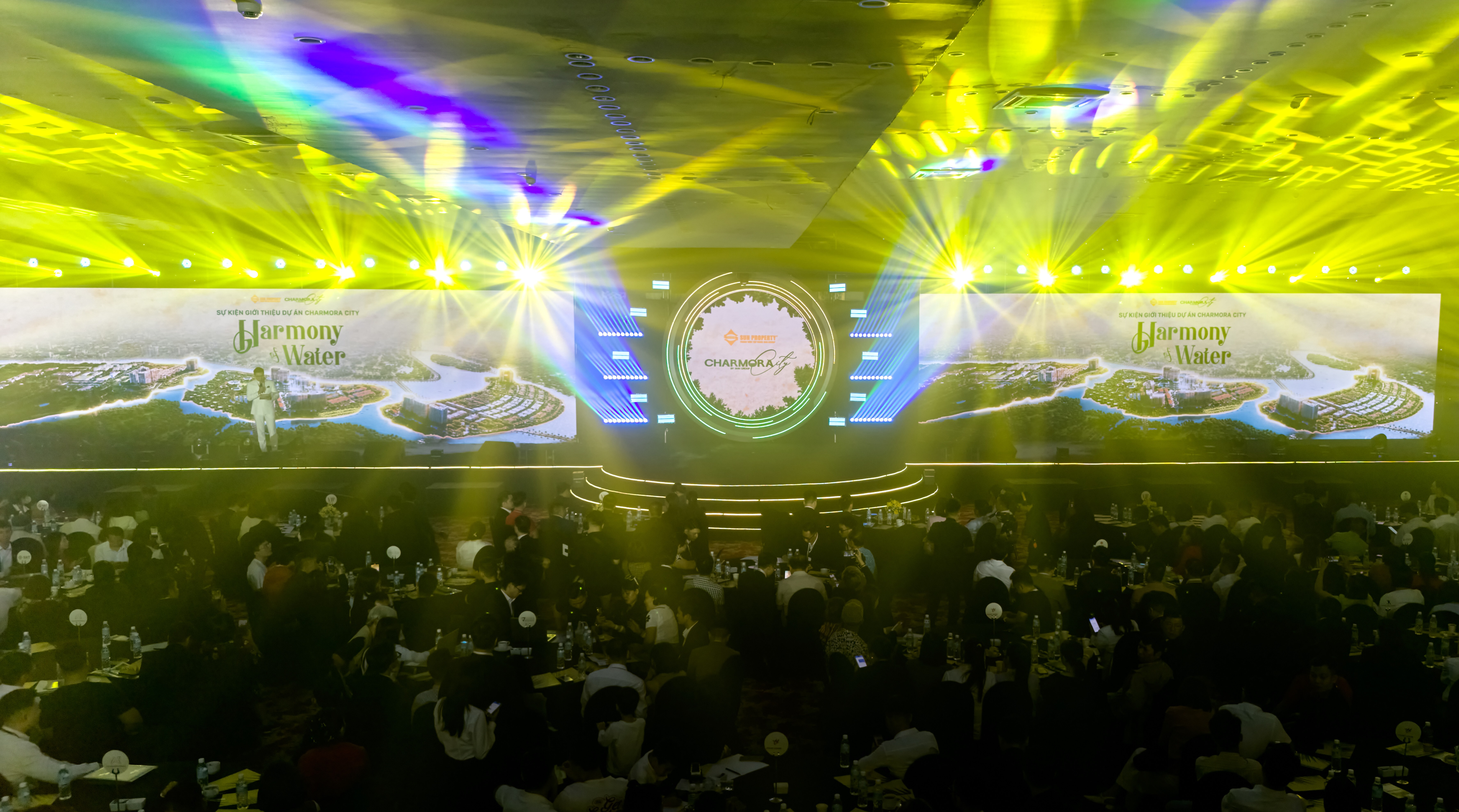 Toàn cảnh sự kiện giới thiệu dự án Charmora City tại Nha Trang với chủ đề “Harmony of Water”.