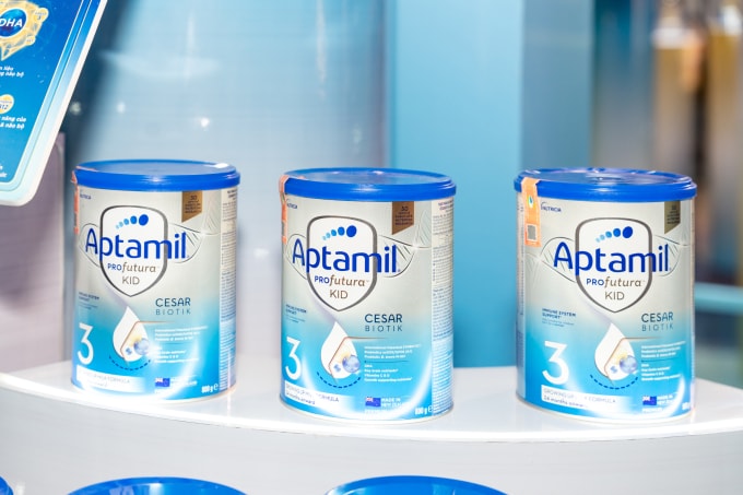 Danone Việt Nam là đơn vị nhập khẩu và phân phối chính hãng dòng Aptamil Profutura Kid Cesarbiotik 3 (Aptamil New Zealand 3) tại thị trường Việt Nam. Ảnh: Danone Việt Nam