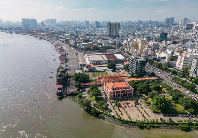 Khu đất Cảng Bến Nhà Rồng - Khánh Hội, tháng 10/2025. Ảnh: Quỳnh Trần