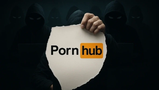 Hình ảnh minh họa nền tảng PornHub bị tấn công. Ảnh: Bleeping Computer
