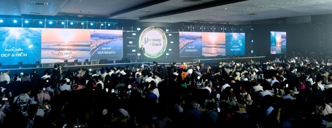 Toàn cảnh sự kiện giới thiệu dự án Charmora City tại Nha Trang với chủ đề Harmony of Water. Ảnh: Ánh Dương
