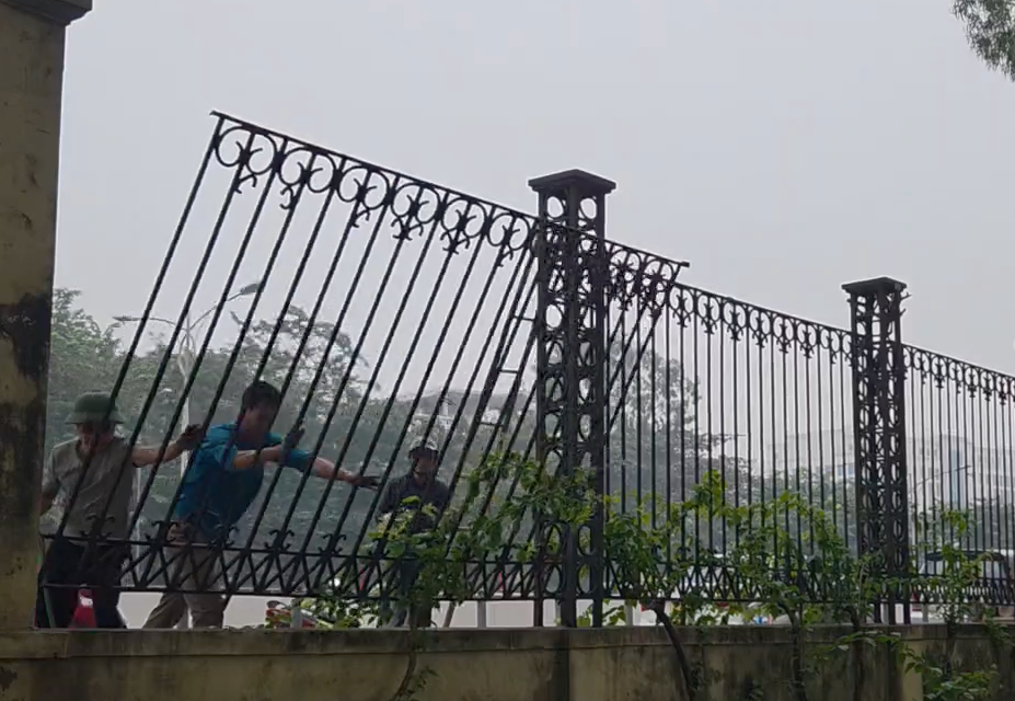 Hoàn thành hạ rào công viên Thống nhất