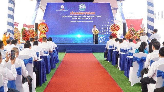 Khánh thành Trạm biến áp 110kV sân bay Long Thành và đường dây đấu nối cấp điện cho sân bay lớn nhất cả nước - Ảnh 1.