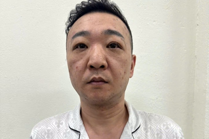Zhang Yuan khi bị bắt giữ. Ảnh: Công an cung cấp