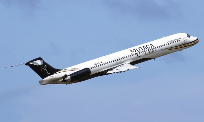 Máy bay MD-83 cất cánh từ sân bay quốc tế Caracas của Venezuela tháng 12/2024. Ảnh: Jet Photos