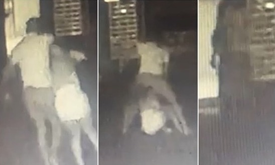 Video giám sát cho thấy những hành vi bạo lực mà Maria phải chịu chỉ vài phút trước cái chết. Ảnh: G1