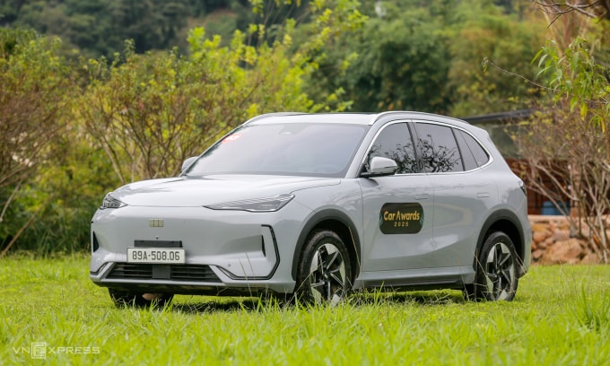 Geely EX5 trong hành trình Car Test của giám khảo Car Awards, tháng 11/2025. Ảnh: Lương Dũng