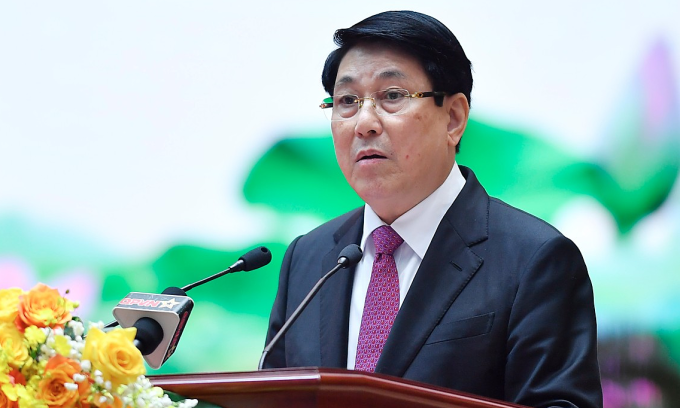 Chủ tịch nước Lương Cường phát biểu tại Hội nghị. Ảnh: Sơn Bình