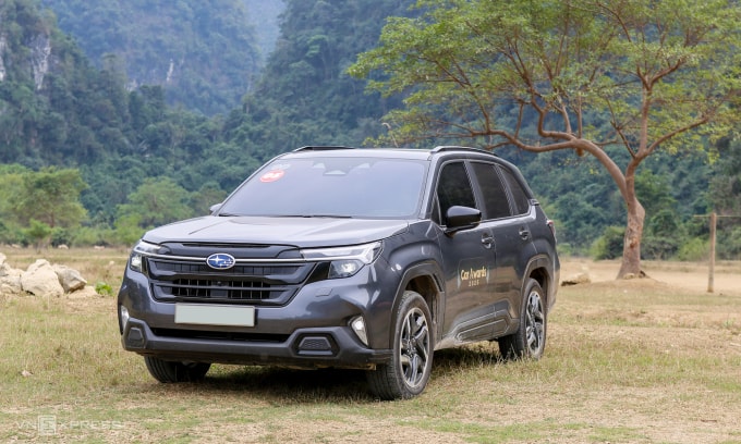 Subaru Forester trong hành trình Car Test của giám khảo Car Awards, tháng 11/2025. Ảnh: Lương Dũng