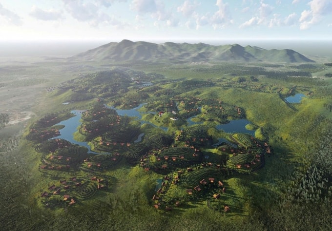 Phối cảnh dự án Khu đô thị nghỉ dưỡng Mỹ Lâm. Ảnh: Vingroup